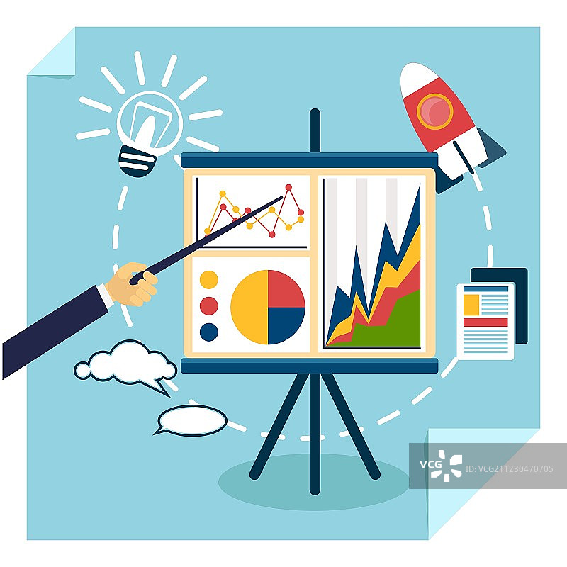 商业发展概念演示图片素材