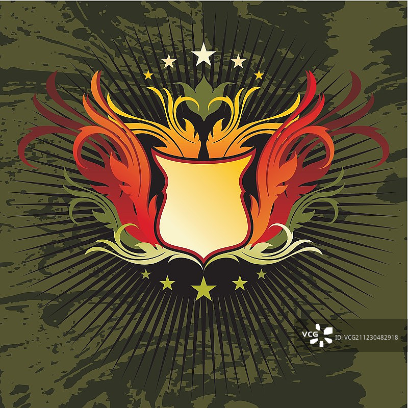 华丽的盾牌图片素材