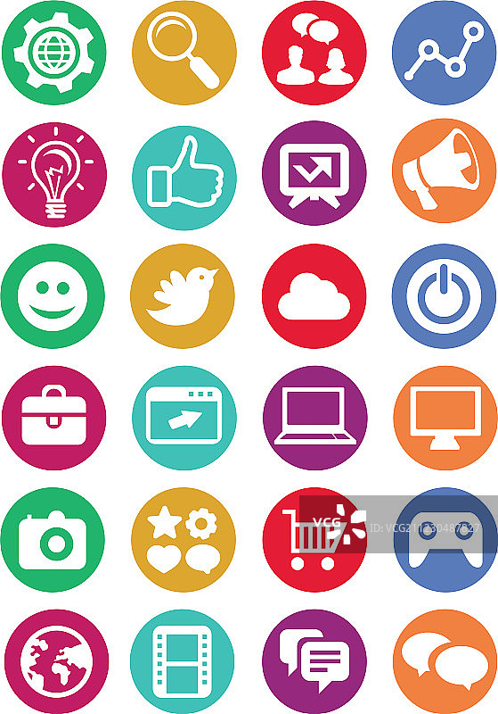 互联网营销图标图片素材
