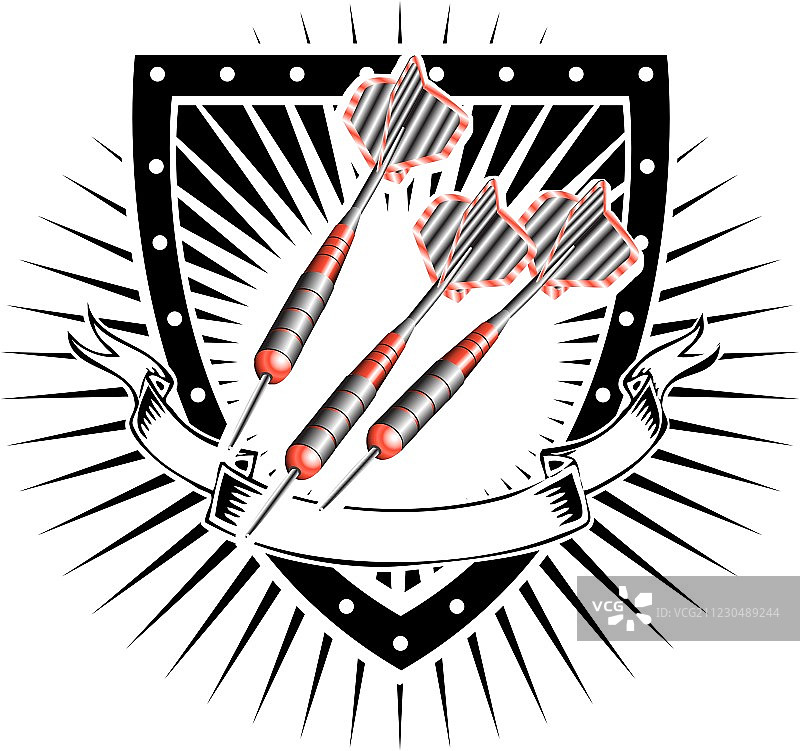 飞镖盾牌图片素材