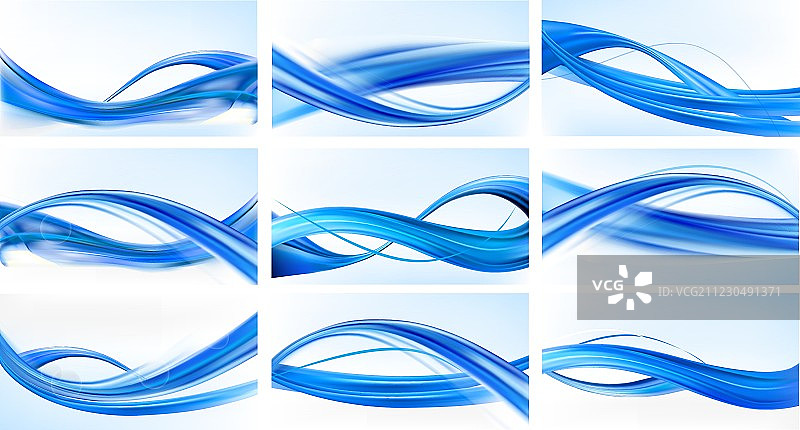 蓝色抽象背景图片素材