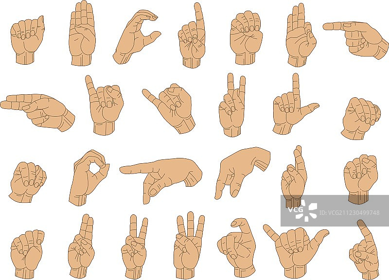 手语图片素材