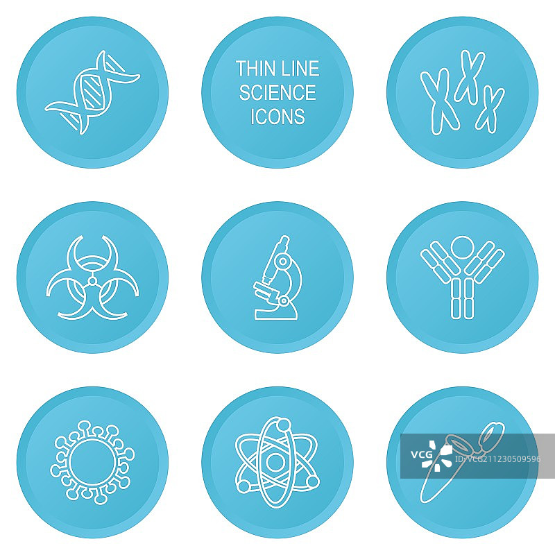 生物科学图标图片素材