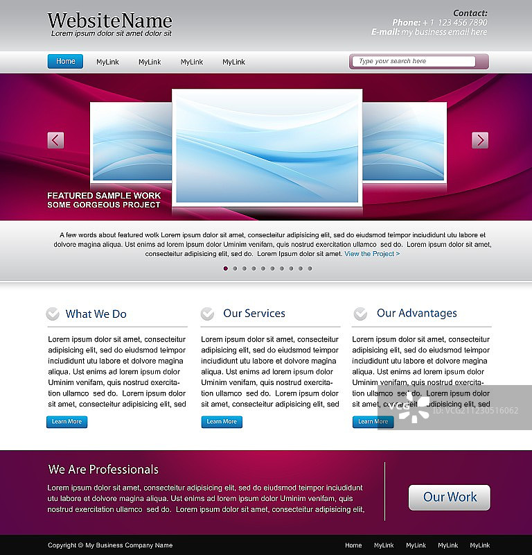 网站模板图片素材