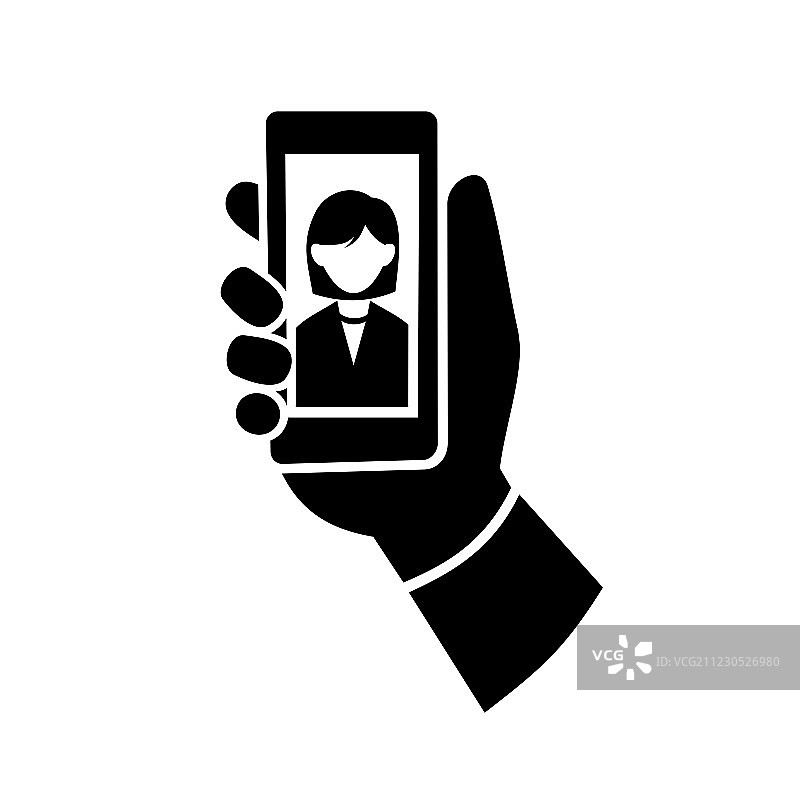 女人自拍照片图标图片素材