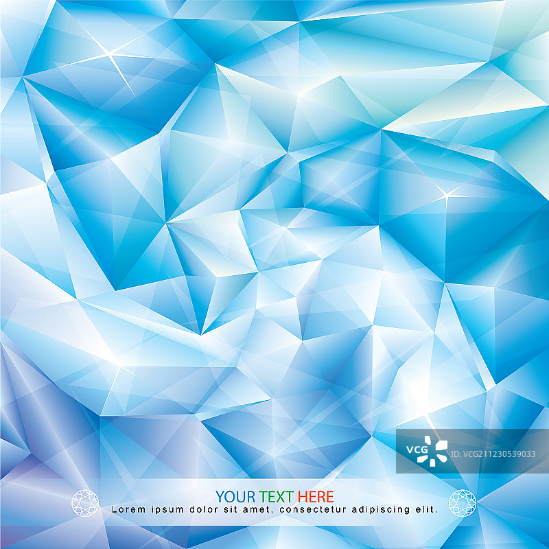 蓝色水晶背景图片素材