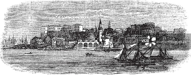 哈尼亚希腊雕刻图片素材