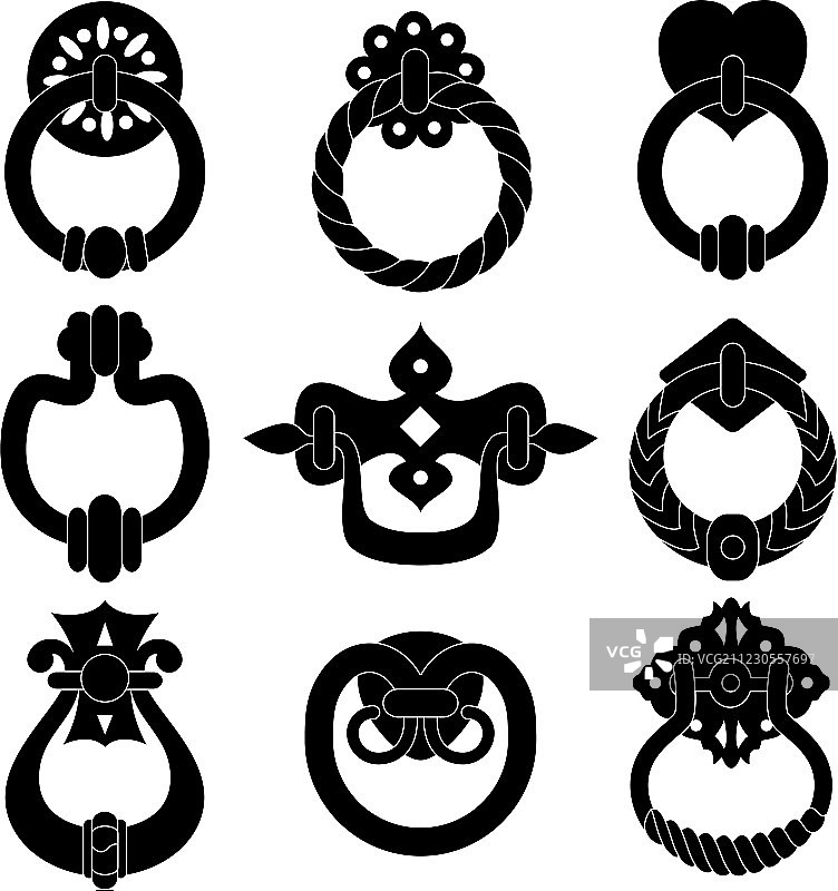 门把手轮廓图片素材