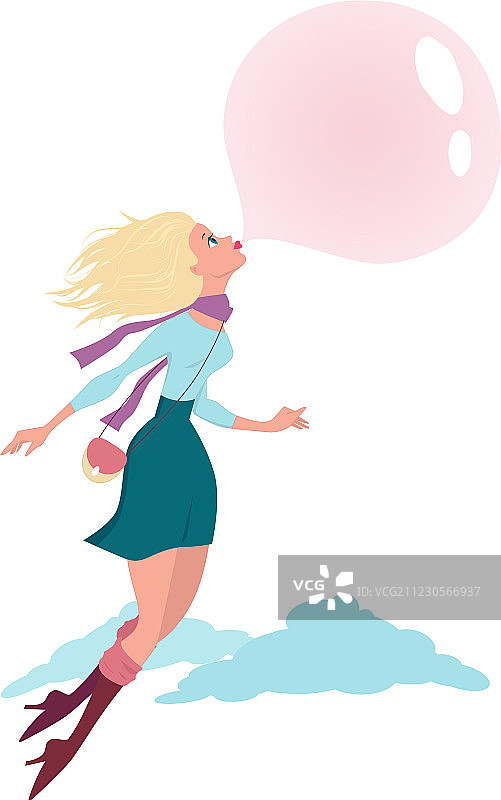 泡泡糖图片素材