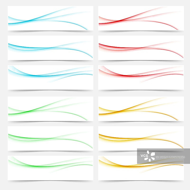 明亮线条banner页眉页脚网页设计图片素材