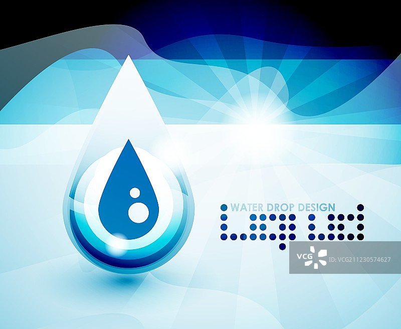 水滴背景图片素材