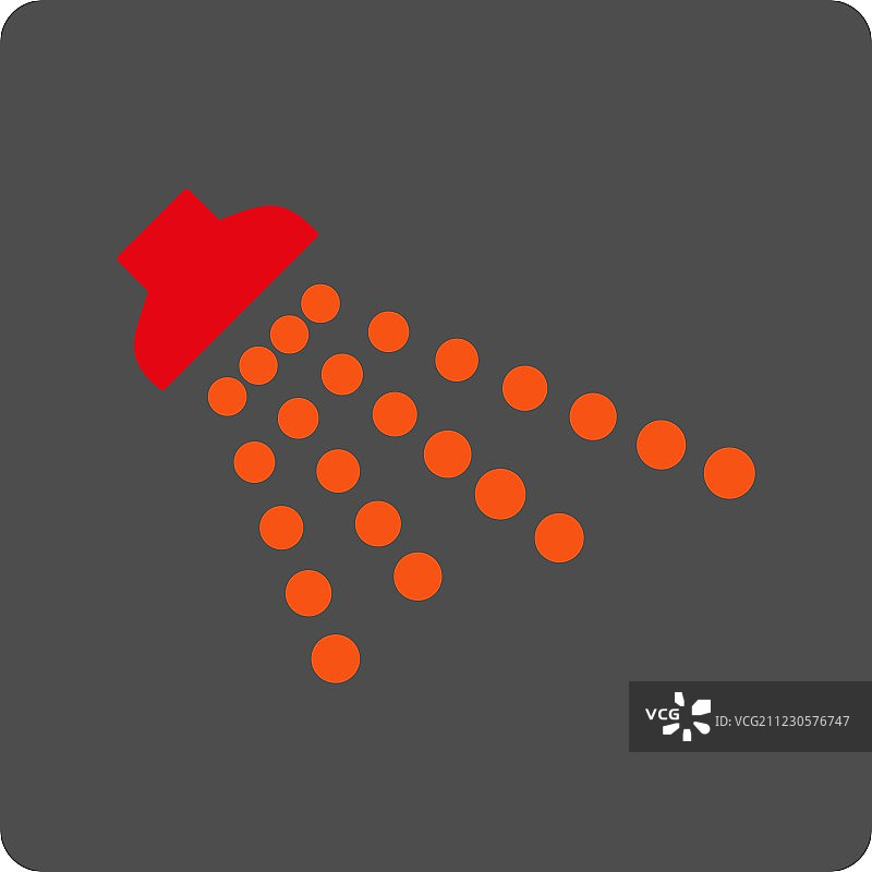 淋浴圆角方形按钮图片素材