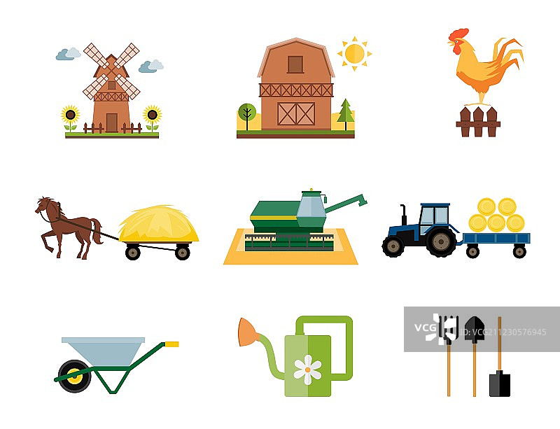 农业图标图片素材