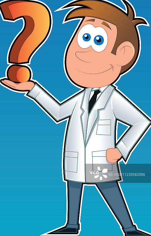 医生和问号图片素材