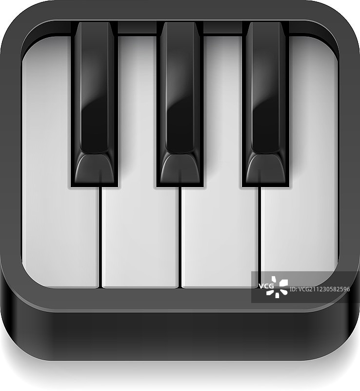 钢琴图标图片素材