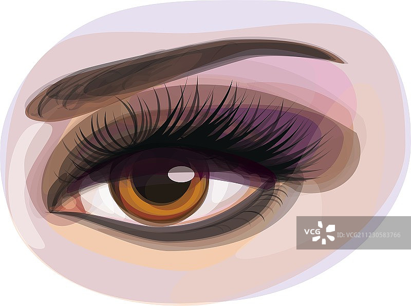 女人的眼睛图片素材