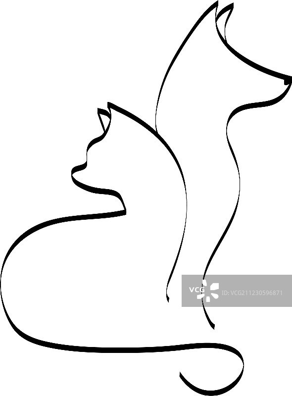 猫和狗图片素材