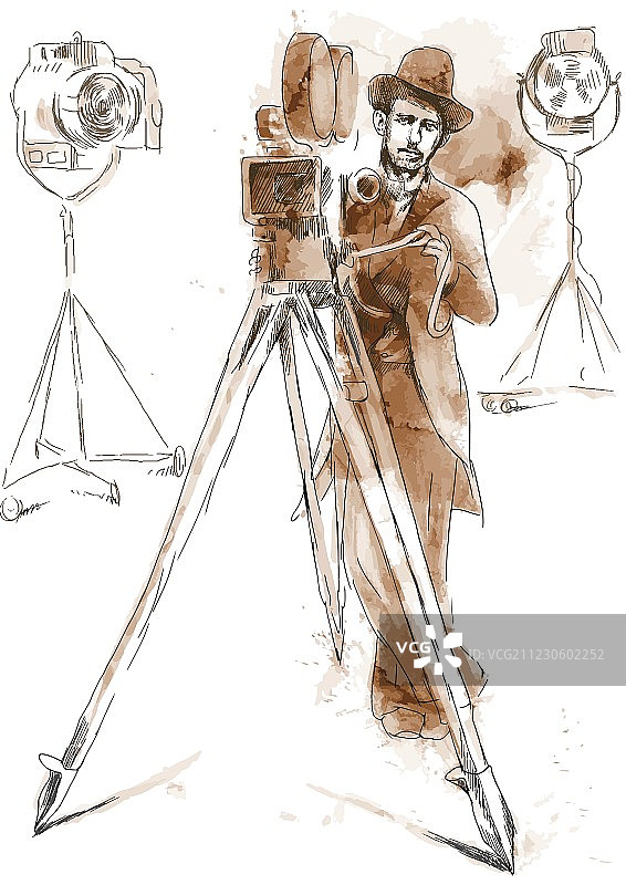 电影制作人系列图片素材