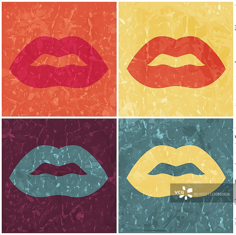 嘴唇图标合集图片素材