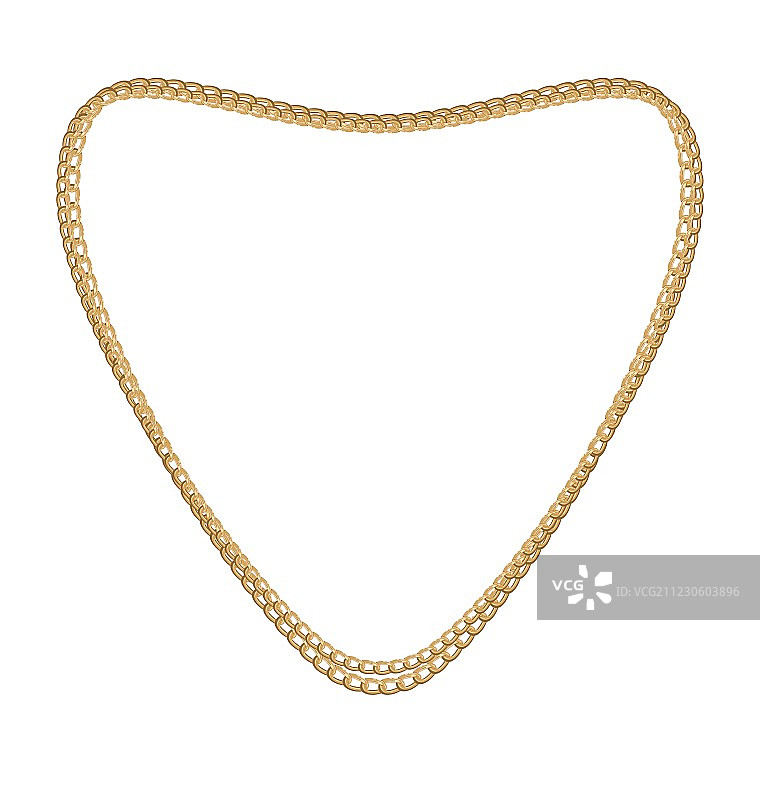 心形珠宝金链图片素材