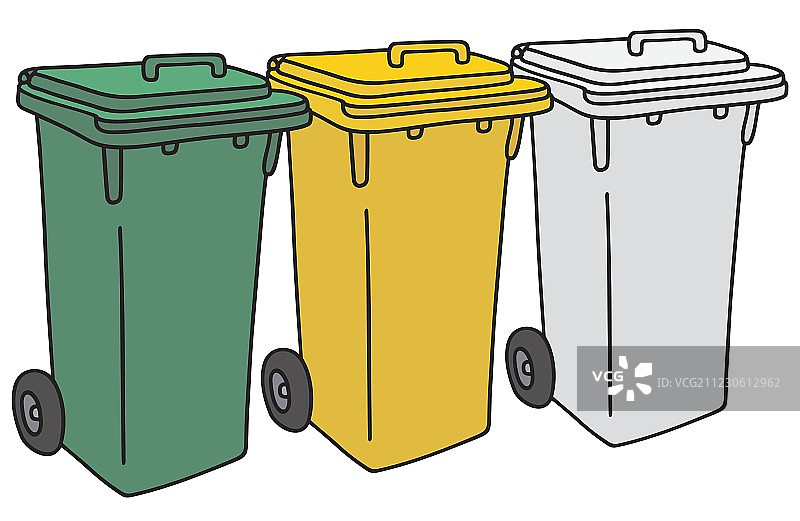 回收垃圾箱图片素材