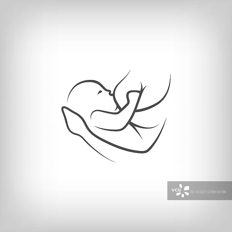 母乳喂养标志图片素材