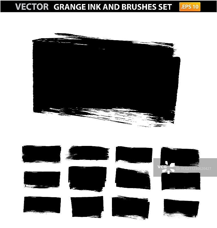 飞溅画笔合集图片素材