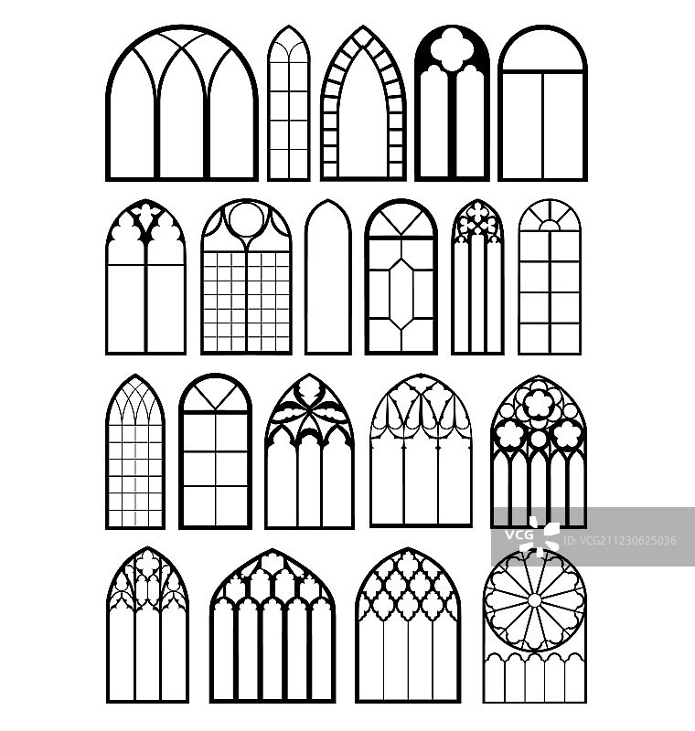 窗框轮廓图片素材