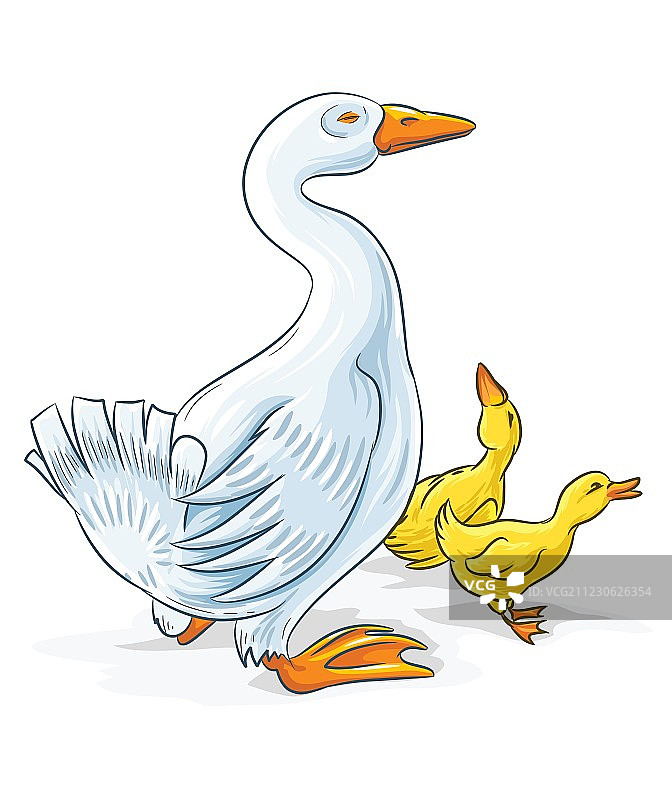 鹅妈妈图片素材