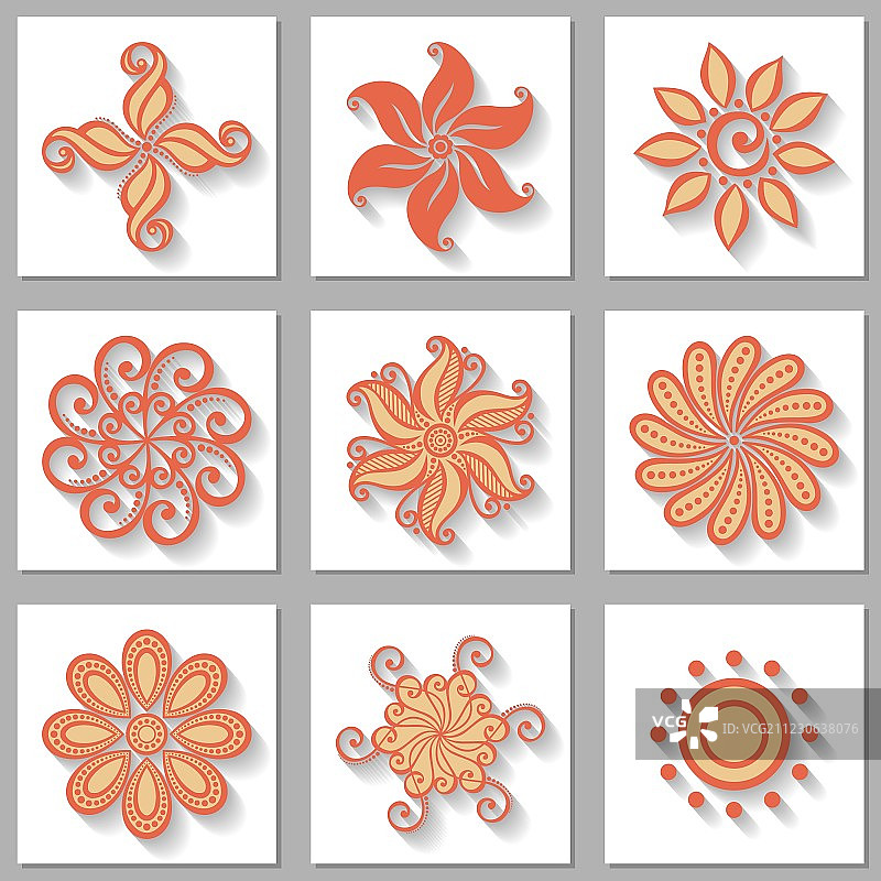 装饰艺术小圆圈测试集图片素材