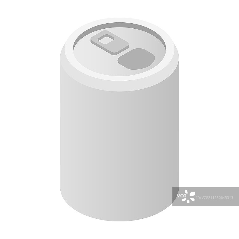铝罐2.5D 3D图标图片素材