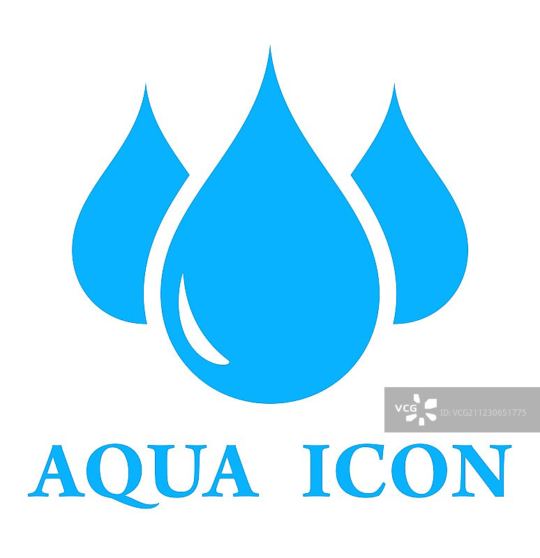 水蓝色图标图片素材