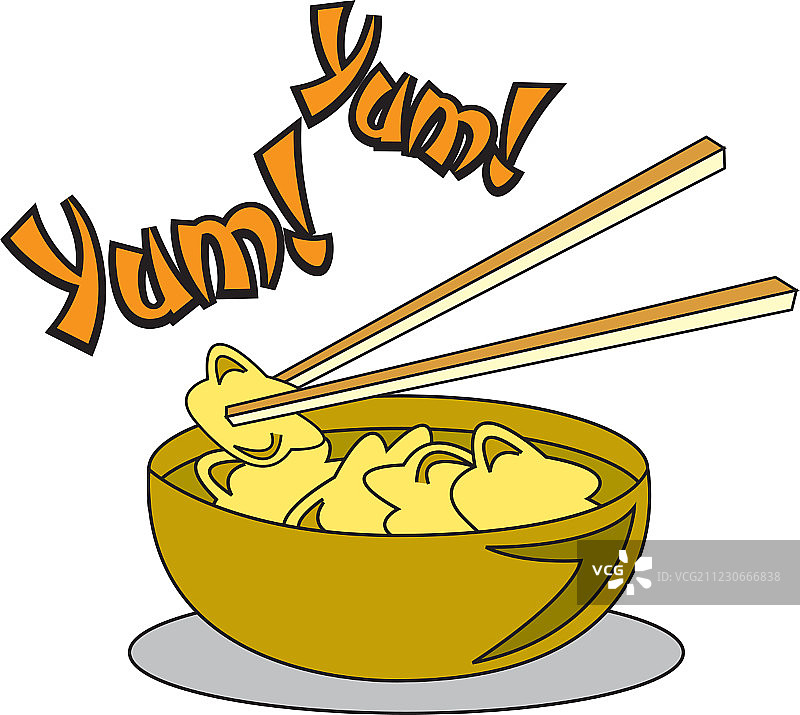 馄饨汤图片素材