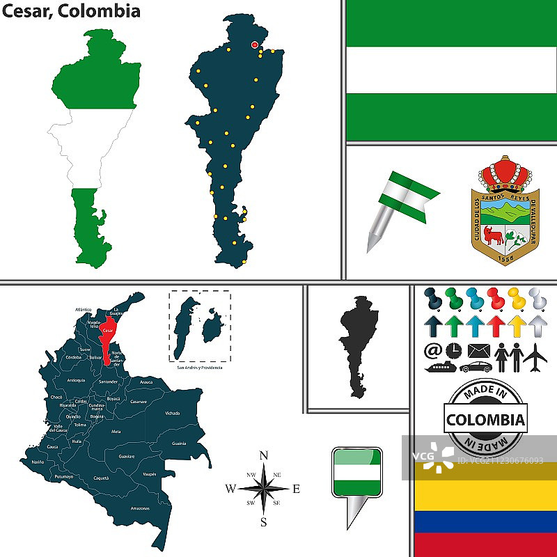 塞萨地图图片素材