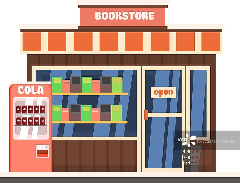 书店门面图片素材