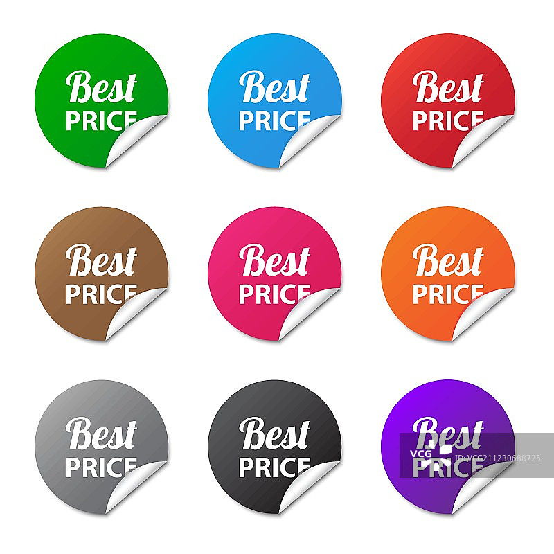 最佳价格贴纸图片素材