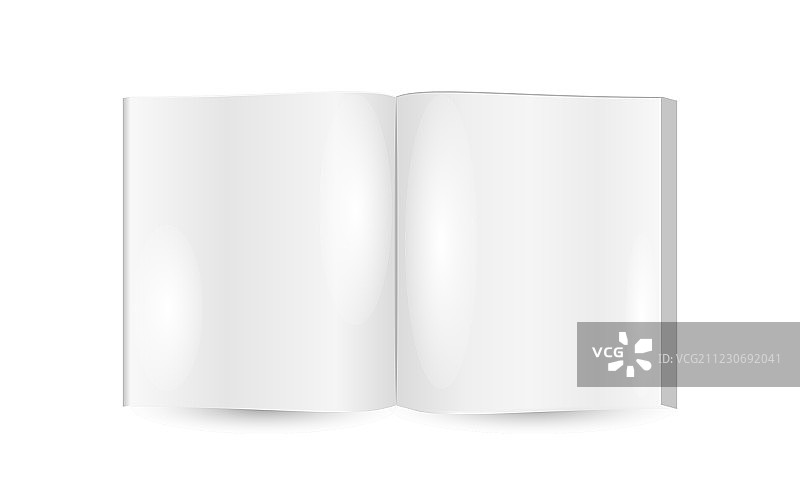 空白页面的打开的书本图片素材