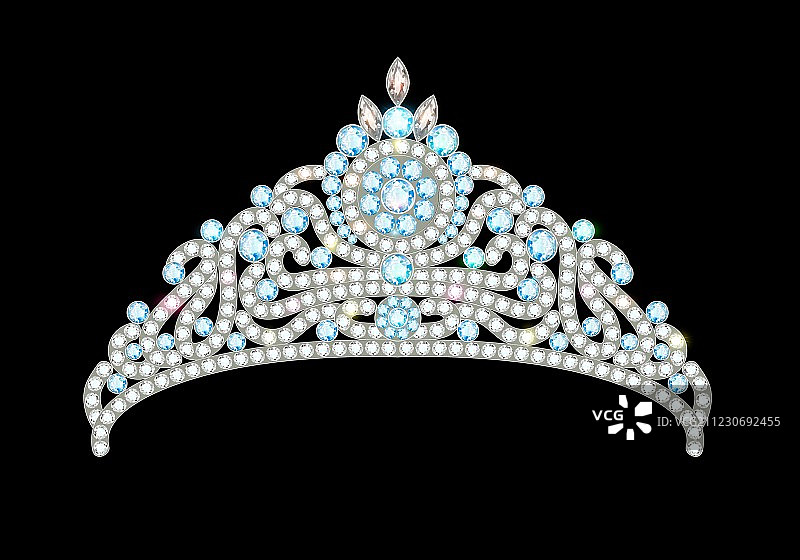 美丽的女性头饰图片素材