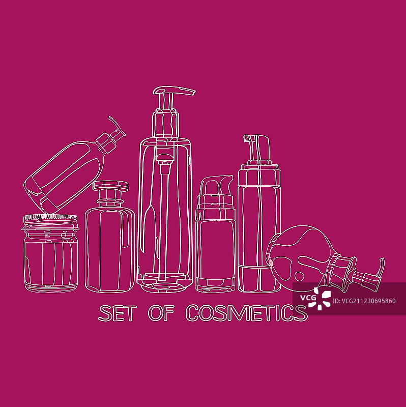 护肤化妆品套装素材图片素材