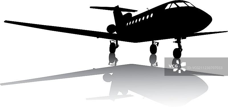 飞机轮廓图片素材