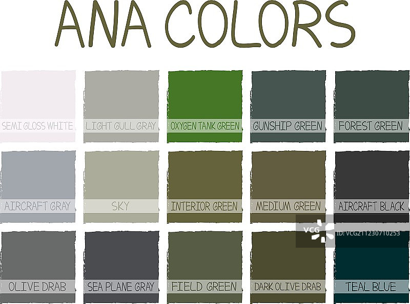 全日空航空2号色调图片素材