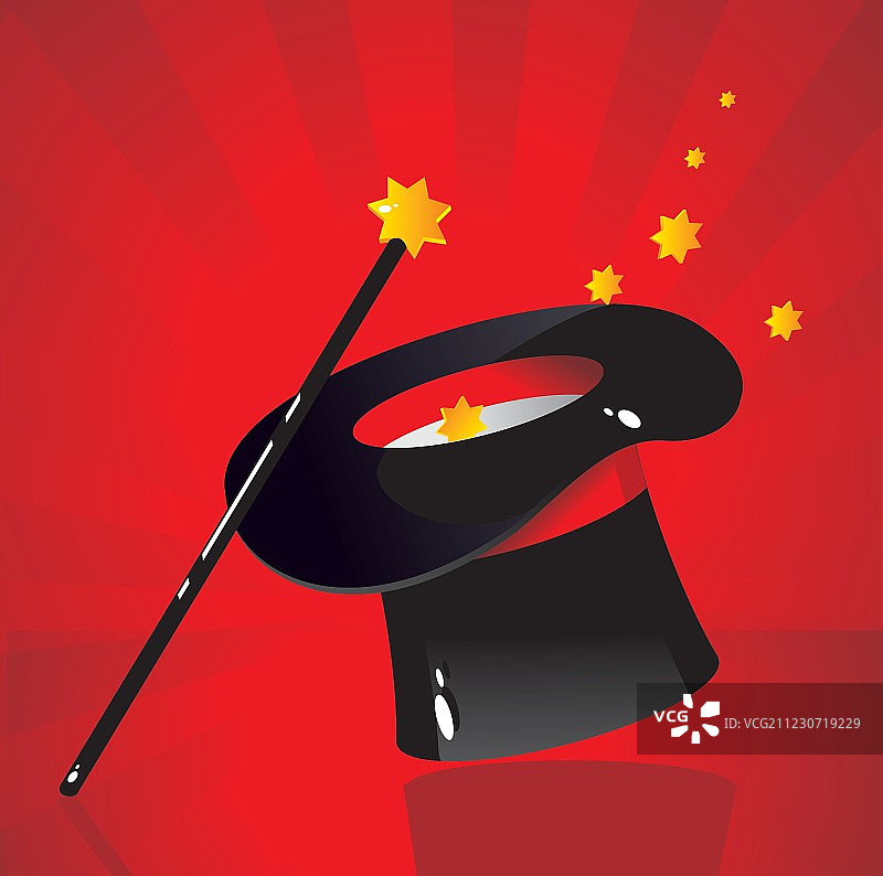 魔术师帽子图片素材