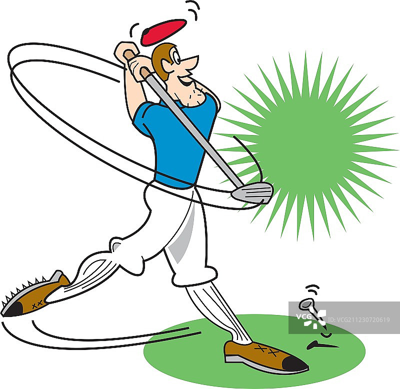 高尔夫球手图片素材