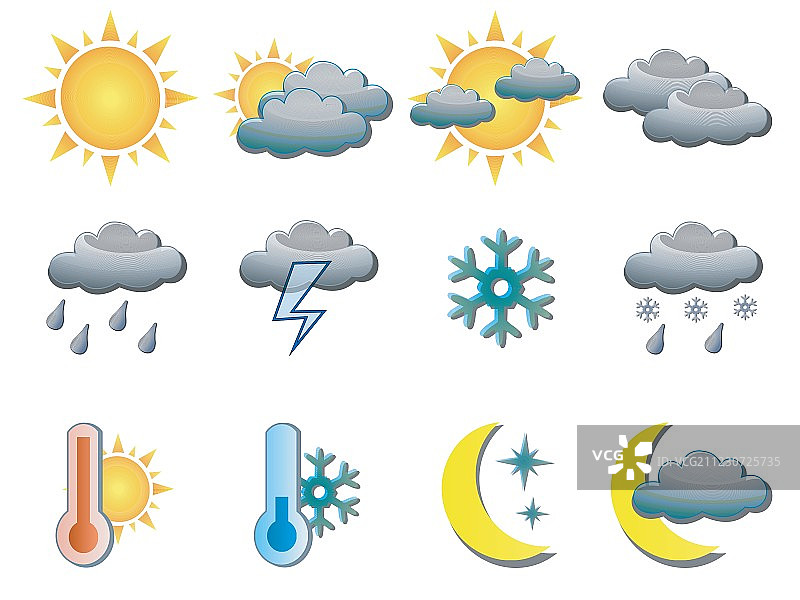 天气图标图片素材