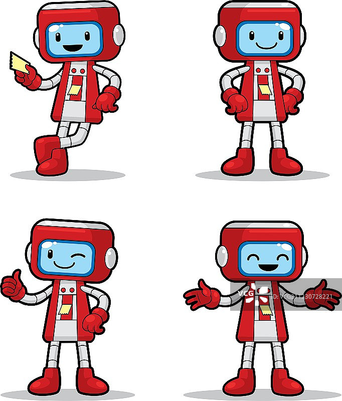 售票机机器人图片素材