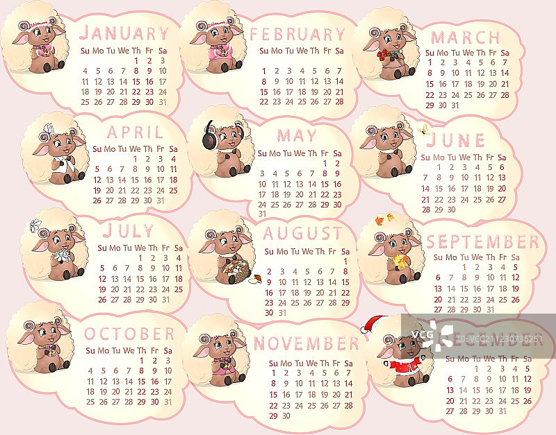 精美日历图片素材