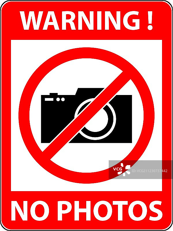 禁止拍照相机符号图片素材