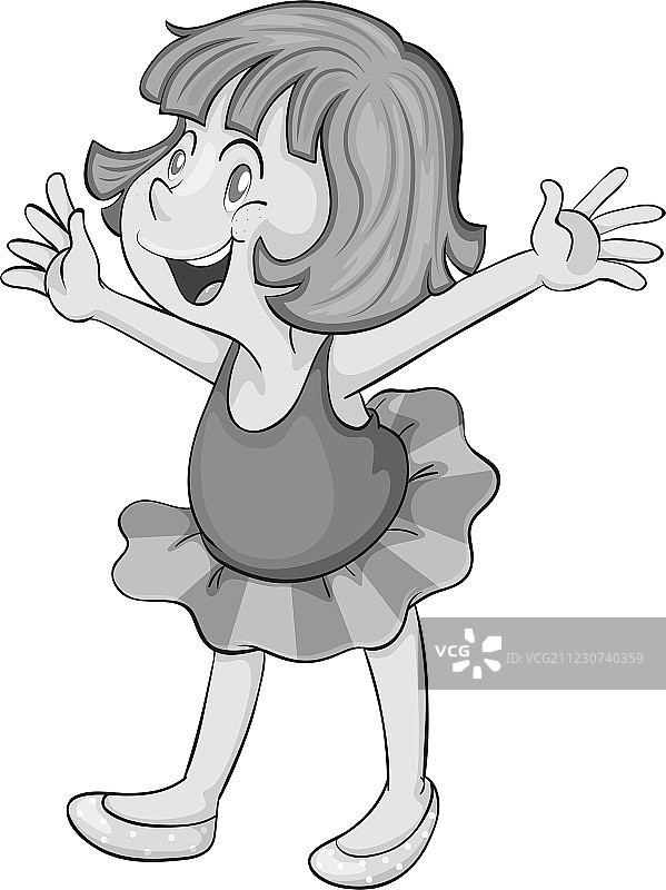 快乐的女孩图片素材