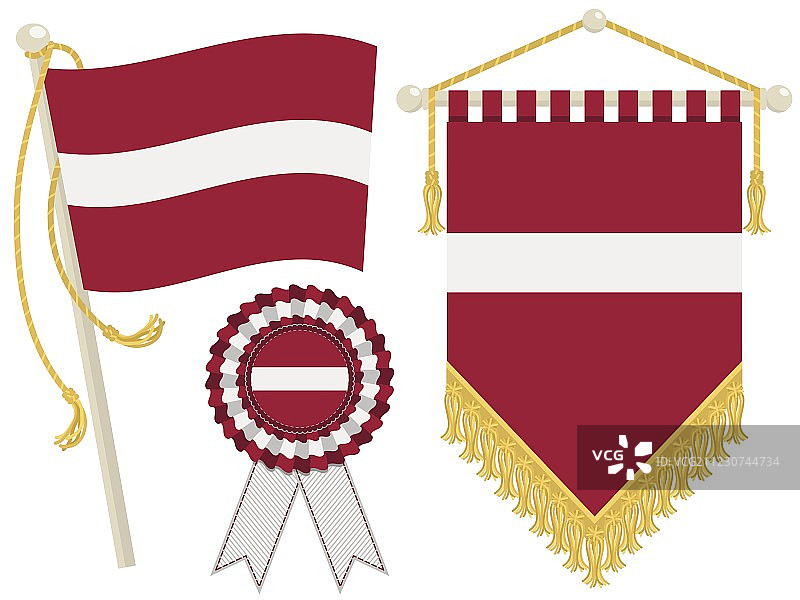 拉脱维亚国旗图片素材