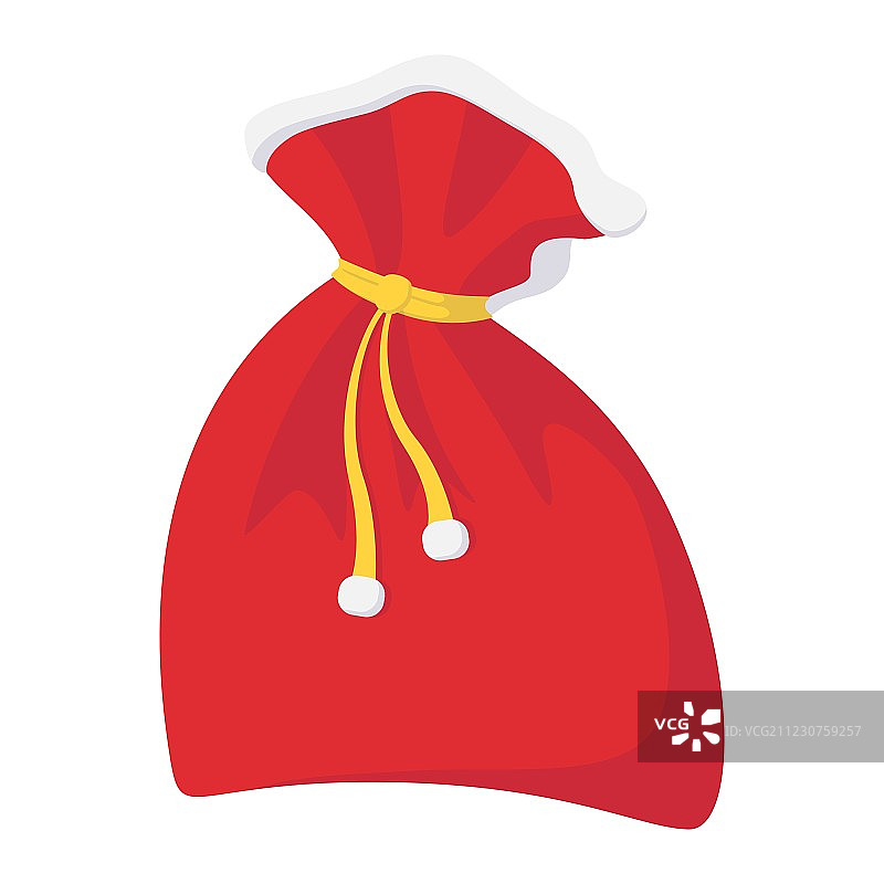 圣诞袋卡通图标图片素材